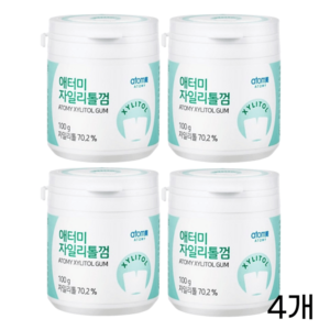 애터미 자일리톨 껌, 4개, 100g