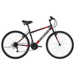 [스타카토 자전거] 24/26 타이론 GS 21단 MTB, 매트블랙화이트24  95조립, 24, 1개