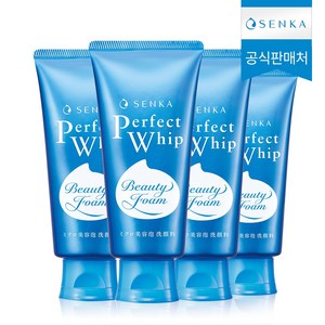 센카 퍼펙트 휩 페이셜 워시 클렌징 폼, 120g, 4개