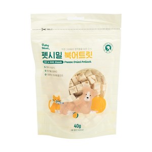 펫시밀 북어트릿 동결건조 고양이 강아지 훈련용 동물병원입점 간식, 북어, 40g, 1개