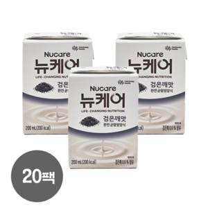 대상웰라이프 뉴케어 고소한검은깨 완전균형영양식, 200ml, 20개