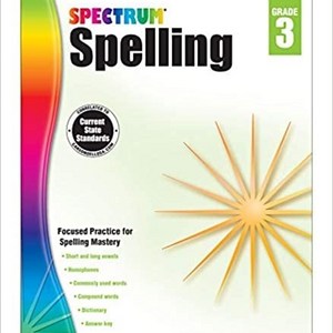 Spectrum Spelling Grade 3, Carson Dellosa Publishing