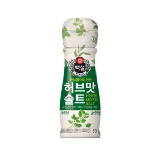 백설 허브맛 솔트 순한맛, 50g, 7개