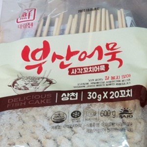 대림 사각꼬치어묵 600g 어묵, 3kg, 5개