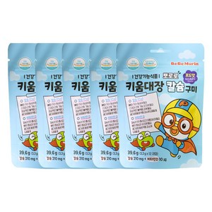뽀로로 키움대장 칼슘 구미 포도맛 젤리, 12정, 39.6g, 5개