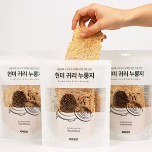 [파파공방] 현미 귀리 누룽지, 150g, 10개