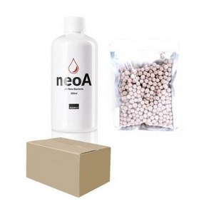 수아쿠아 아쿠아리오 Neo A 생 박테리아 수족관 약품 300ml + 섭스 클리어볼 500g 세트, 1세트