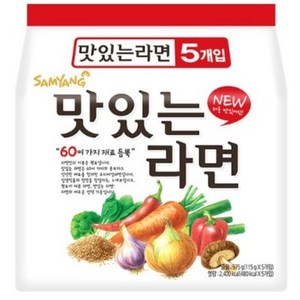 삼양 맛있는라면 115g, 5개