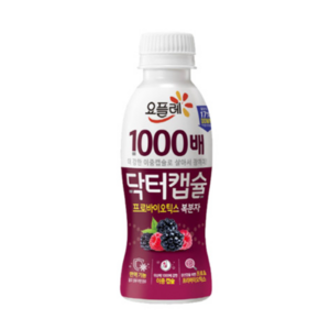 요플레 닥터캡슐 복분자 130ml 12개입 무/배/유산균 이중캡슐/프로바이오틱스/아연, 32개