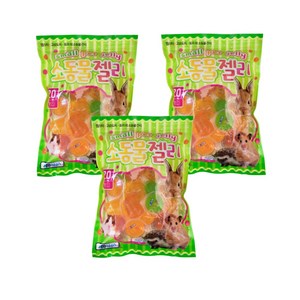 [초록끈] 소동물 젤리 3봉지 햄스터 다람쥐 토끼, 3개, 1.2kg