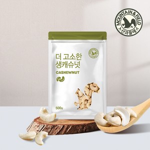 산과들에 생캐슈넛 1kg 프리미엄 견과류 24년산 햇견과, 2개, 500g