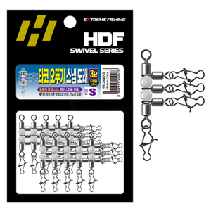 HDF 해동 타코 오뚜기 스냅 도래 3단 덕용 벌크 대용량 문어낚시 문어채비, 1개