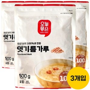 오늘좋은 엿기름가루 기획 500g, 3개