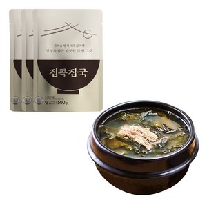 집콕집국 소고기미역국 500g, 3개