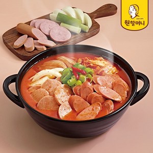 원할머니 쫄깃한 햄 듬뿍 부대찌개 500g x 5팩, 5개