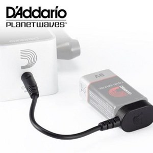 [다다리오] D'addaio 9V 이펙트 페달 파워 아답터 / 9-VOLT EFFECTS PEDAL POWER ADAPTOR (PW-9VPC-02), 1개