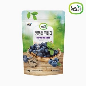 [뉴뜨레] 냉동 블루베리홀 1kg, 1, 5개