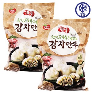 개성 코스트코 제주돼지 감자만두 2kg, 2개