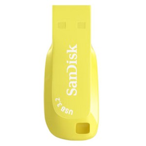 샌디스크 울트라 쉬프트 옐로우 USB 3.2 CZ410, 1개, 64GB