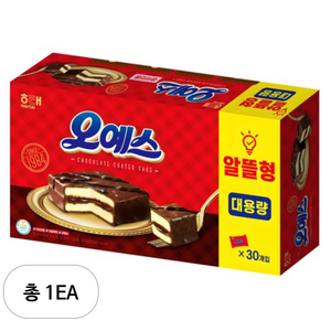 해태제과 오예스 30p, 900g, 1개