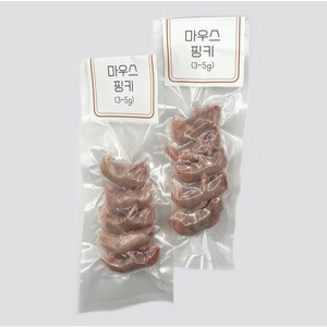 <쥐선생>냉동마우스 10마리 세트 [핑키] 3~5g(진공포장), 10개, 4g