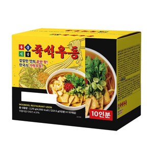 우불식당 즉석우동, 211.6g, 10개