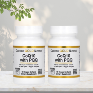 캘리포니아 골드뉴트리션 CoQ10 PQQ 코엔자임큐텐 유비퀴논 100mg, 2개, 60정