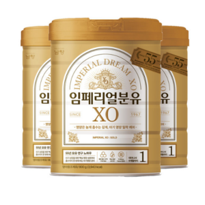 임페리얼XO 분유 1단계, 800g, 3개