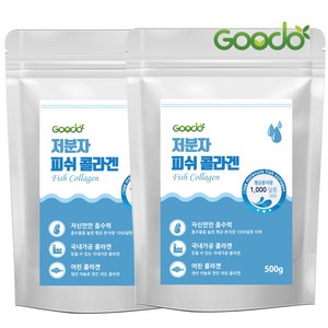 구도 저분자 피쉬 콜라겐 펩타이드 분말 [1000da] 300g 500g, 2개