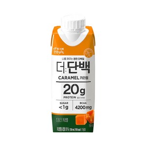 더단백 드링크 카라멜 헬스보충식품, 250ml, 18개