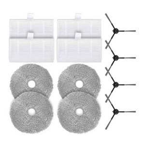 Uwant Edison 2 Plus U250 교체 용 예비 부품 액세서리 사이드 브러시 Hepa 필터 걸레 천, [01] As Shown, 보여진 바와 같이, 1개