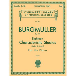 Bugmulle - 18 Chaacteistic Studies Op. 109 부르크뮐러 18 Schime 셔머