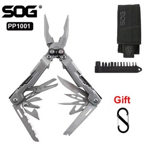 SOG Powepint 미니 다기능 도구 펜치 접이식 멀티툴 야외 캠핑 EDC 장비 PP1001, 1세트, [05] PP1001 Set 1
