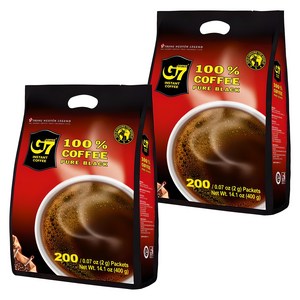 G7 블랙 커피, 2g, 200개입, 2개