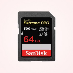 샌디스크 익스트림 프로 SD카드 UHS-II, 64GB