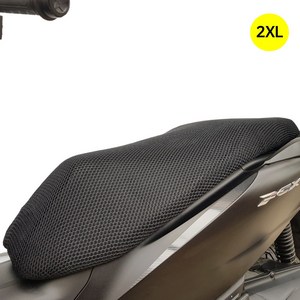 MOXI 오토바이 여름 쿨시트 2XL 풀매쉬 메쉬 안장커버 비전110 어드레스 브이스트롬 엔프로 베스비, 1개