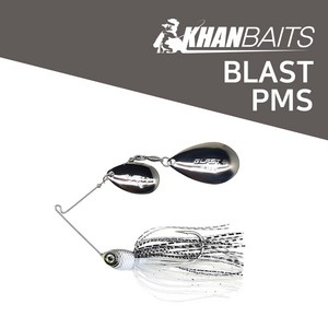 칸베이츠 블라스트 PMS 양영곤 제작 스피너베이트, 싱글 (0.9mm Wire), 3/8 oz, #114 HOT CROW, 1개