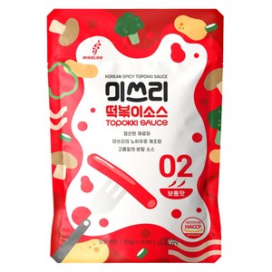 미쓰리 떡볶이 소스 보통맛 50g 2인분 양념 분말소스 캠핑음식, 1개