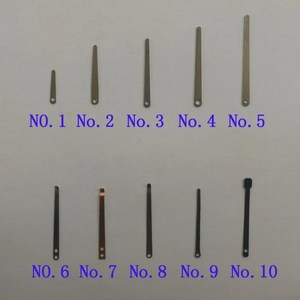 색소폰 스프링 바늘 색소폰 플루트 클라리넷 잎 플랫 스프링 50 개/로트, [07] No.4, 1개