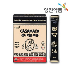 영진약품 장어먹은마카 블랙마카 아르기닌 흑마늘, 1개, 30회분