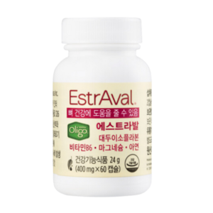 멜라루카 에스트라발 대두이소플라본 400mg, 1개