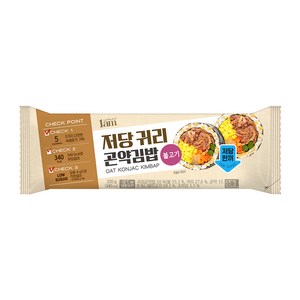 [1am] 저당 귀리 곤약김밥 불고기, 220g, 6개