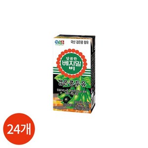 정식품 달콤한 베지밀B 검은콩 190ML 24개 검은콩추출액 432640