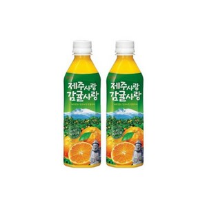 제주사랑감귤사랑 음료, 500ml, 20개