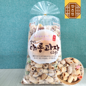 소금 구운 대롱 120g 맛 짱구 마카로니 쌀 과자 마카로니 술집 기본안주, 1개