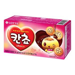 롯데웰푸드 칸쵸 초코맛, 54g, 1개