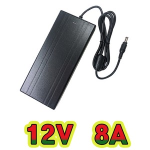 순흥전기 어댑터 12V 8A 접지형(INLET) SMPS 8000mA 어댑터 아답터 직류전원장치, 12V 8A 어댑터, 1개