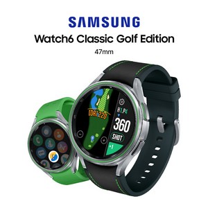 삼성전자 갤럭시워치6 클래식 골프에디션 47mm SM-R960N, 실버, GPS