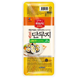 CJ 하선정 4無 김밥단무지 370g, 5개