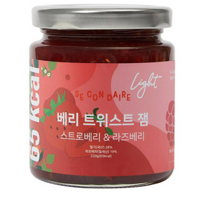 쎄콩데 저칼로리 Light 베리 트위스트 잼, 220g, 1개